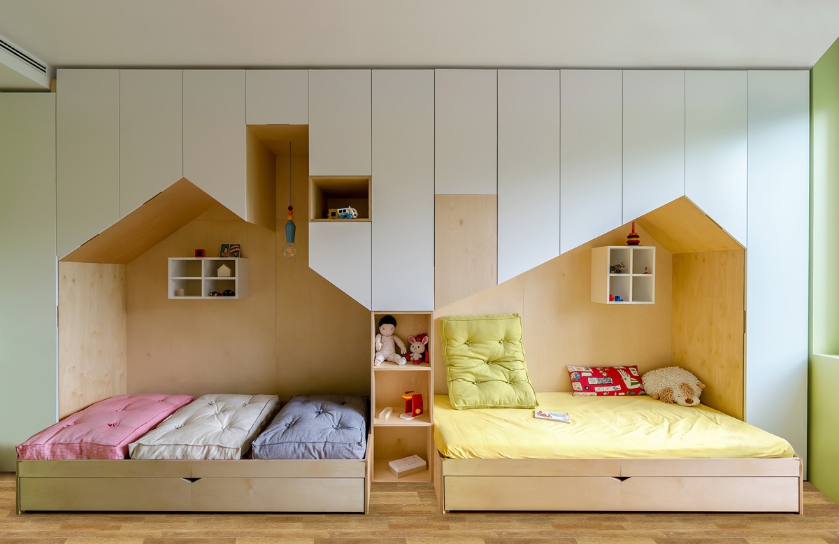 بجهز أفكار بسيطة لتصاميم غرف نوم الأطفال المشتركة