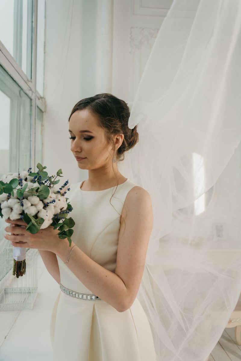 فستان زفاف، عروس، شعر